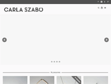 Tablet Screenshot of carlaszabo.com